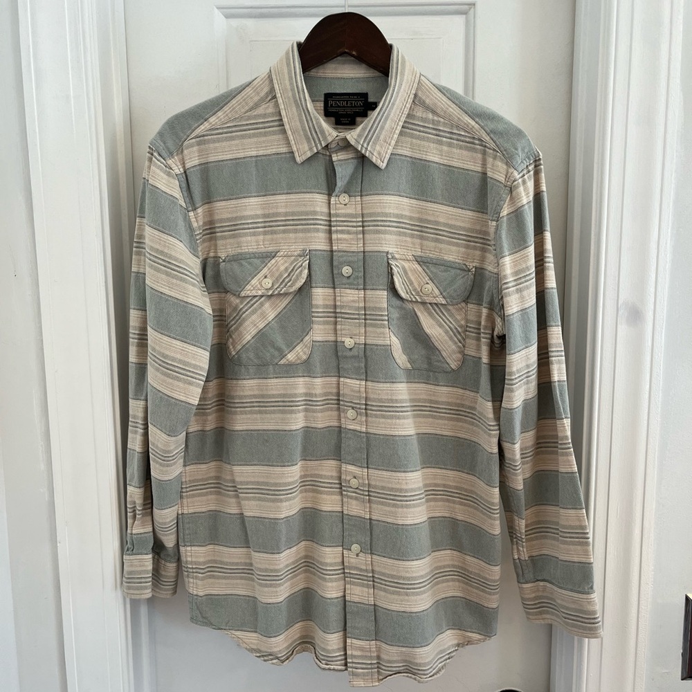 Pendleton Striped Button Up
